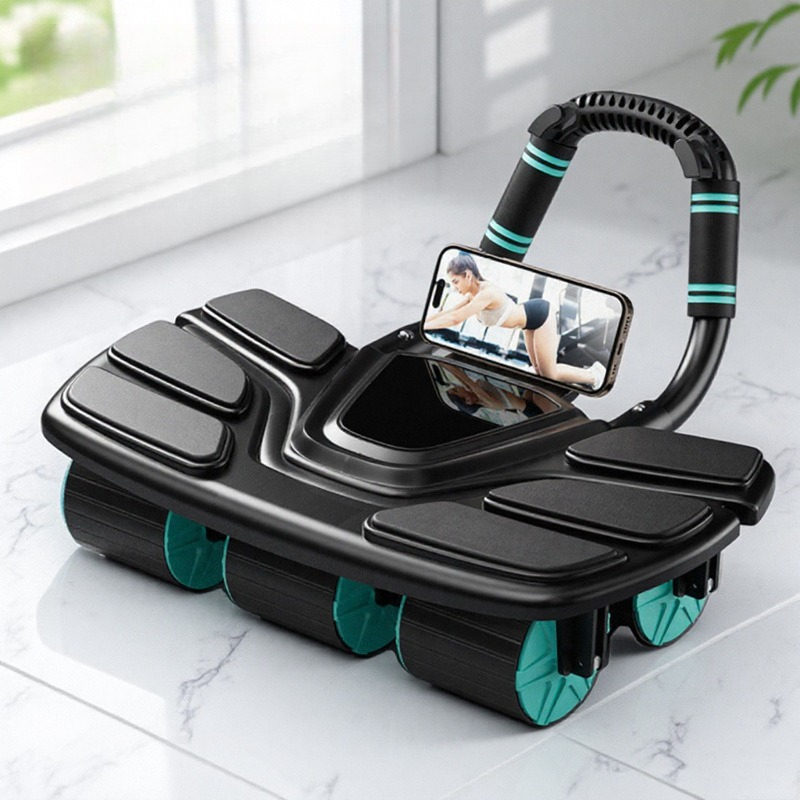 Ab Roller Wheel With Elbow Support - Ruota Addominale a Sei Ruote con