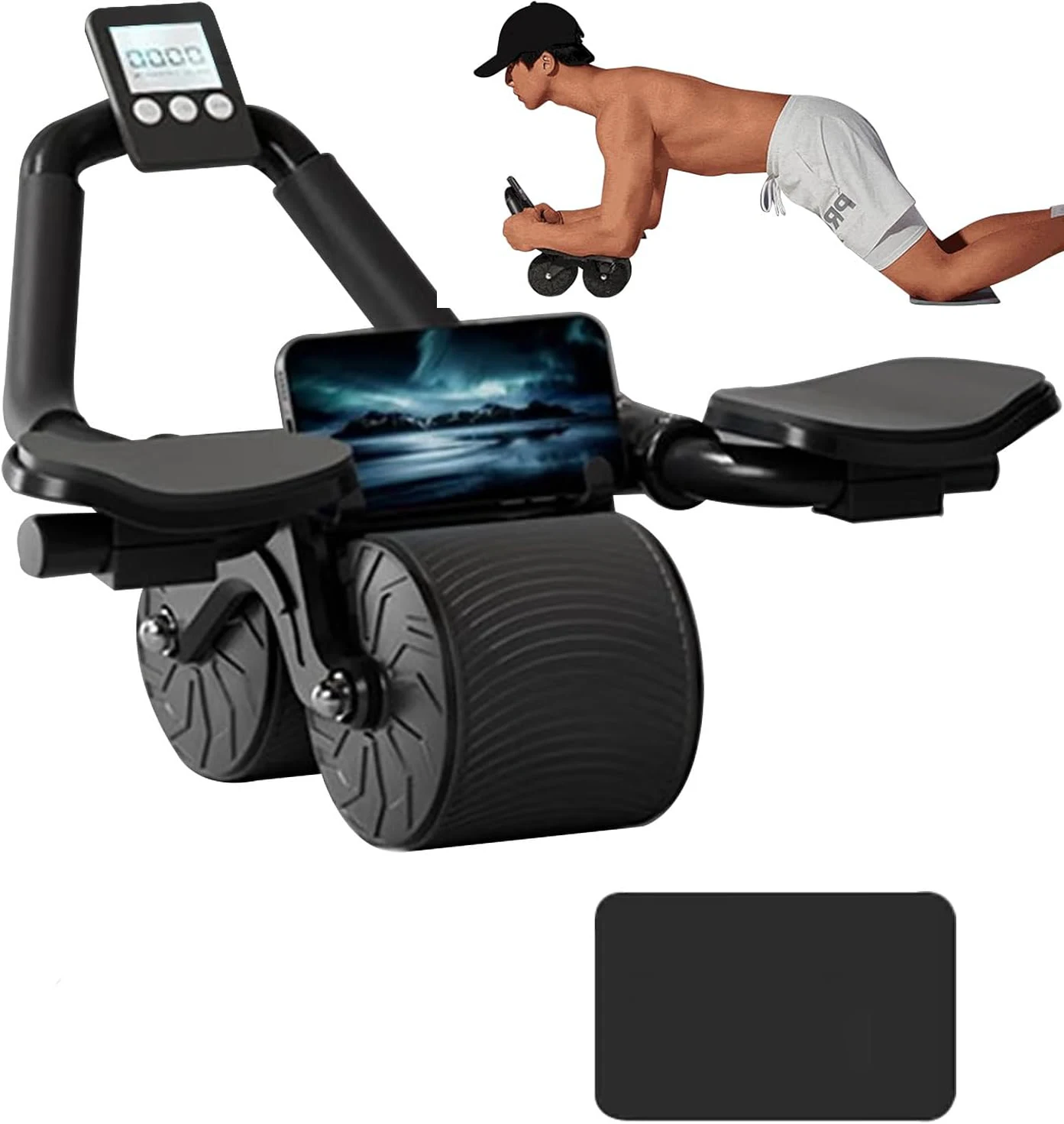 Rullo addominale con supporto  - Ab Roller Wheel With Elbow Support recensione e prezzo