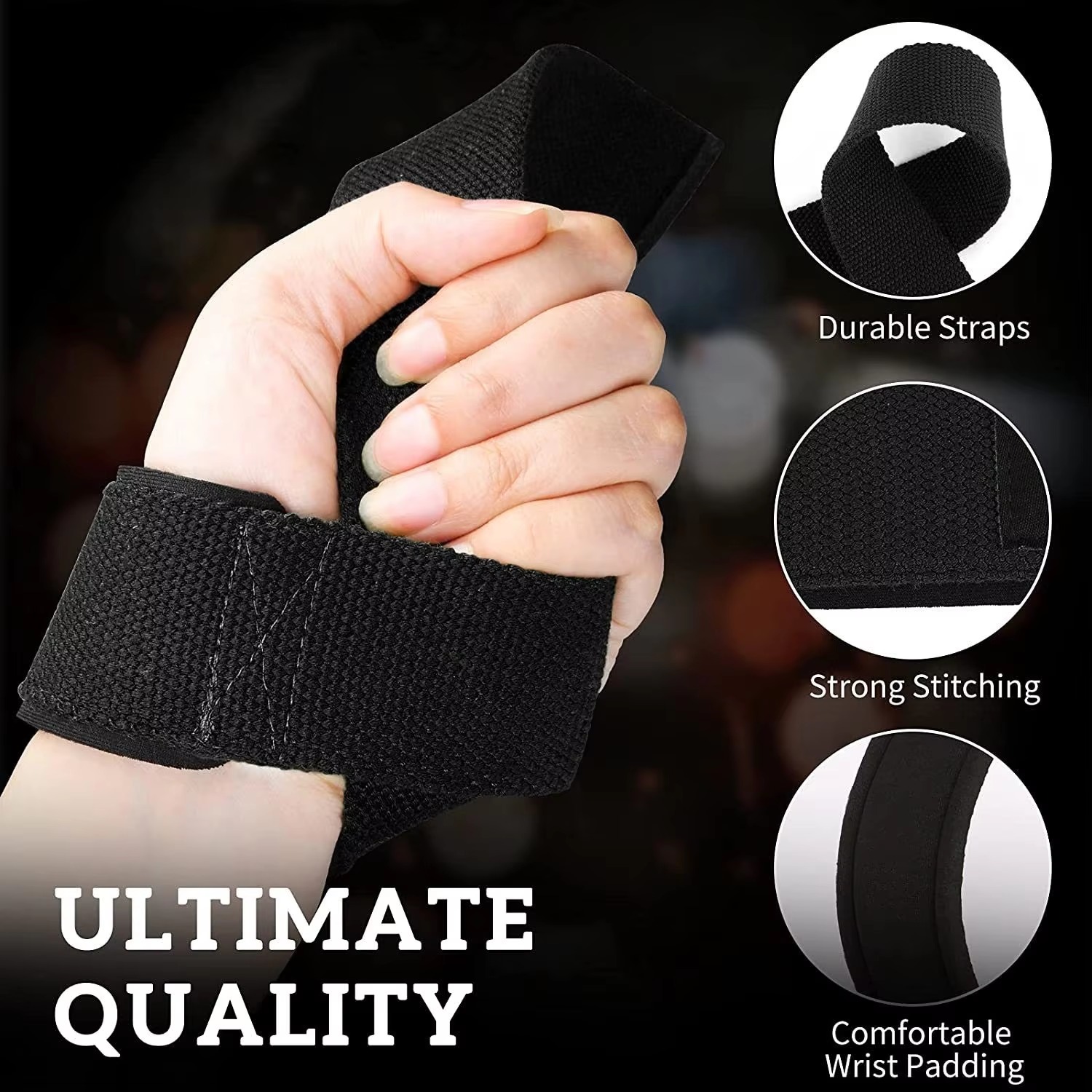 Cinghie da sollevamento pesi r - Wrist Wraps Weightlifting Support recensione e prezzo